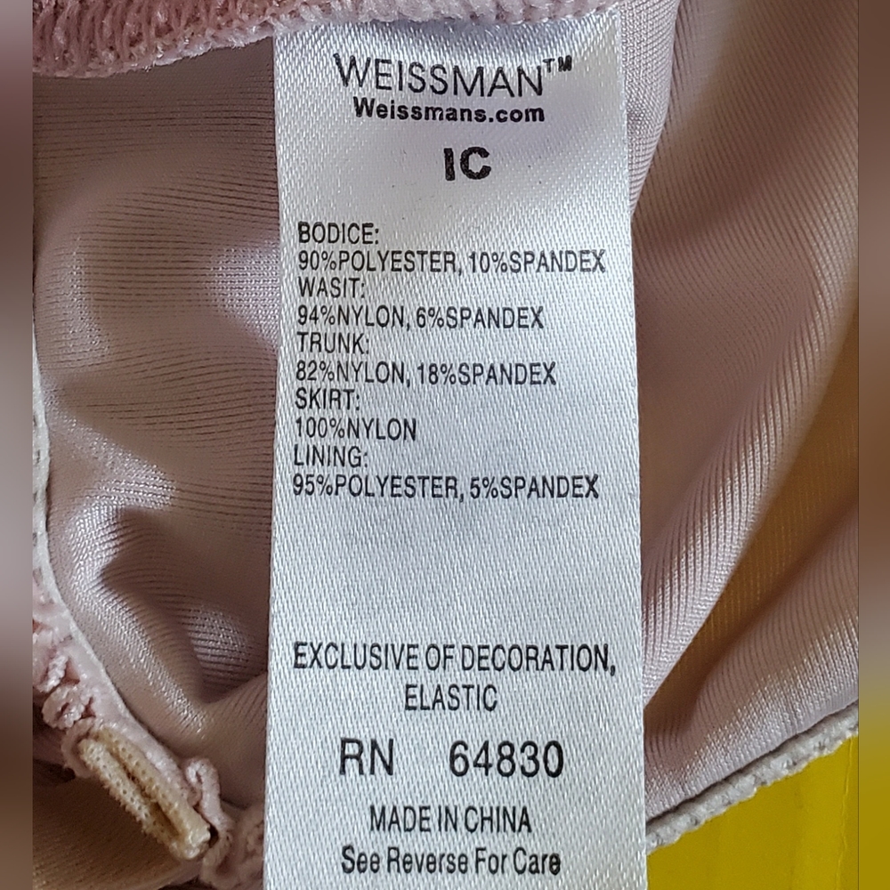 Little Girl's Velveteen Satin & Tulle Dance Costume With Accessory - Picture 7 of 11